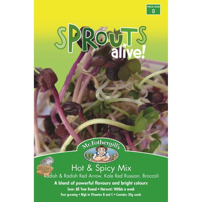 Hot and Spicy Sprouts Alive image