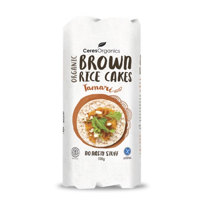 Organic Brown Rice Cakes, Tamari image