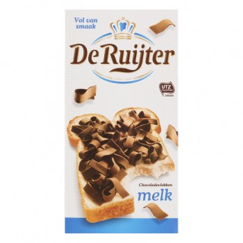 De Ruijter Chocolate Flakes Milk 300g image