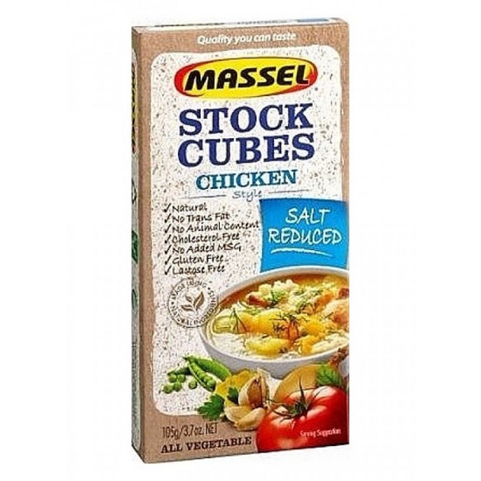 Chicken Stock Cube Reduced Salt 105g image