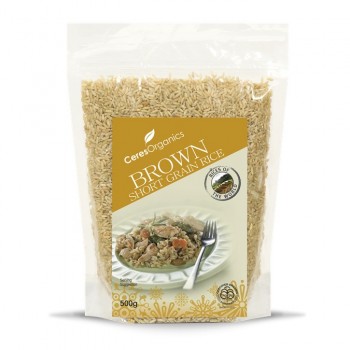 Organic Brown Short Grain Rice 500g image