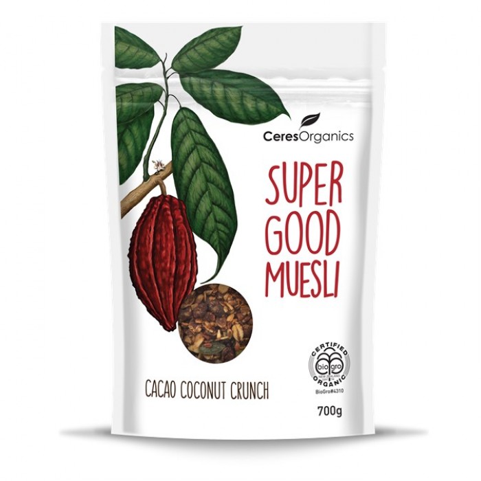 Organic Super Good Muesli, Cacao Coconut Crunch 700g image