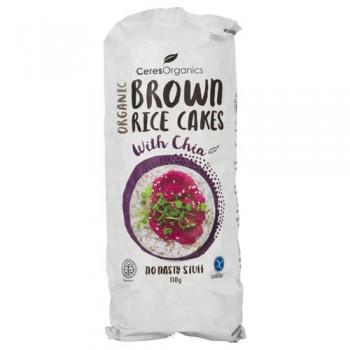 Organic Brown Rice Cakes,Chia image