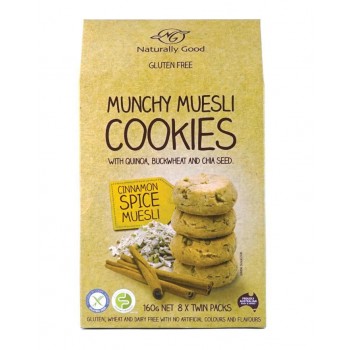 Munchy Muesli Cookie Cinnamon 160g image