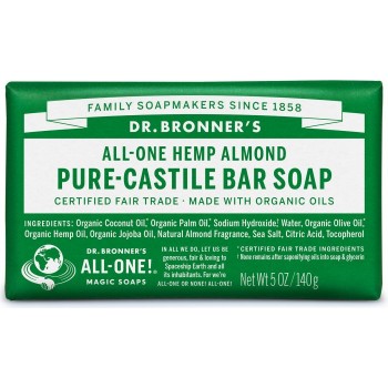 Pure Castile Bar Soap Almond image