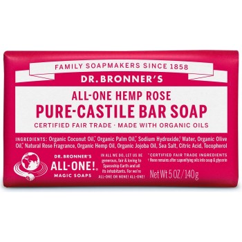 Pure Castile Bar Soap Rose image