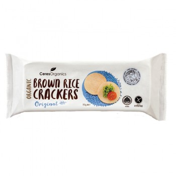 Organic Brown Rice Crackers, Original image