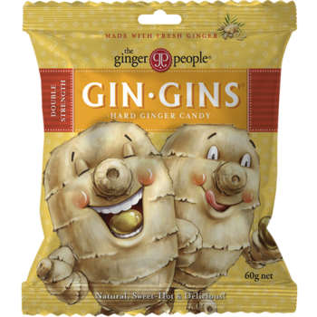 Gin Gins Double Strength Hard Ginger Candy 60g image