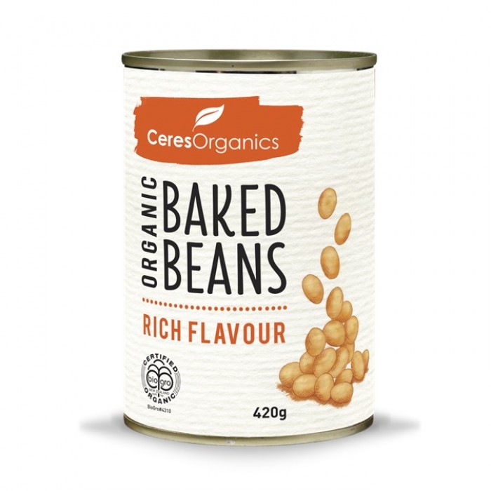 Organic Baked Beans, Rich Flavour 420g image