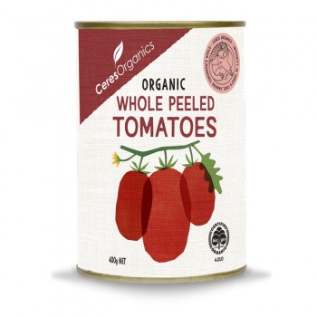 Organic Tomatoes, Whole Peeled 400g image