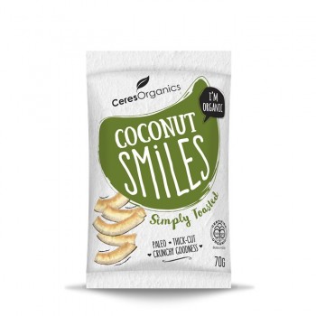 Organic Coconut Smiles, Simply Toasted 70g image