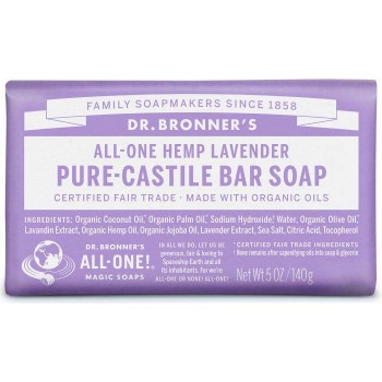 Pure Castile Bar Soap Lavender  image