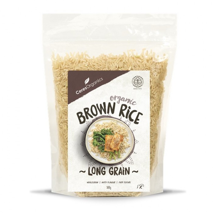 Organic Brown Long Grain Rice 500g image