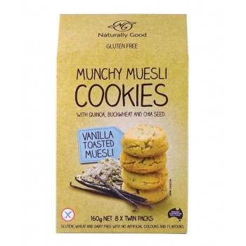 Munchy Muesli Cookie Vanilla 160g image