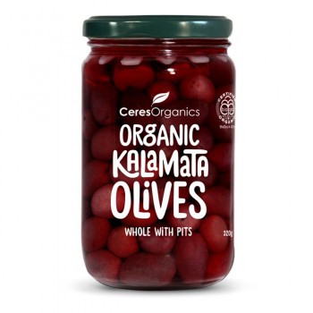 Organic Kalamata Olives, Whole With Pits image